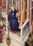 BROEDERLAM, Melchior The Annunciation (detail ff china oil painting reproduction